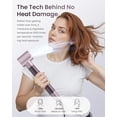 thumbnail image 5 of 5 in 1 Air Styler with High-Speed Blow Dryer, Dual Voltage Hair Dryer Brush with Travel Bag, Anti-Frizz, Compact - Purple, 5 of 8