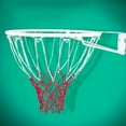 thumbnail image 1 of OULII Filet de Basketball Remplacement Robuste pour Équipement Sportif Rouge Blanc 1Ensemble Utilisation Tout Temps 7.9x0.8x0.4in, 1 of 5