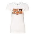 thumbnail image 2 of Wild Bobby Cincinnati Football Joe Ja'Marr 22 Sports Women Slim Fit Junior Tee, White, XX-Large, 2 of 5