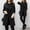 Black, variant on Lilgiuy Women's Autumn Winter Casual Jacket Casual Outwear Cardigan Slim Coat Overcoat