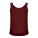 thumbnail image 5 of TaTaai Flattering Ruffle Sleeveless Tank, Women's Boho Chiffon Round Neck Lacing Top, Breathable Summer Style, Ideal for Spring Daily Casual Use Gift, 5 of 8