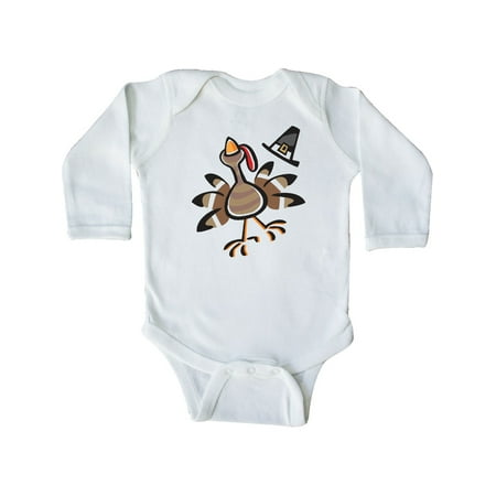 

Inktastic Happy Thanksgiving Turkey Gift Baby Boy or Baby Girl Long Sleeve Bodysuit
