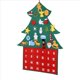 thumbnail image 2 of Calendario de Navidad Árbol de Navidad de Fieltro Colgante DIY Adornos de Árbol de Navidad para Decoración Navideña del Hogar, 2 of 5
