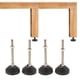thumbnail image 1 of Juego de 4 Nivedores de Patas para Muebles Juego de Pies de Niveción de Acero Al Carbono para Banco de Trabajo, , Gabinete, Giratorio 60-M10x100mm Macarena Pies de nivelación ajustables, 1 of 6