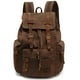 thumbnail image 1 of Mochila HuaChen Vintage Canvas con detalles en piel 20L M32, 1 of 6
