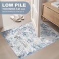 thumbnail image 3 of Living Room Area Rugs - x Abstract Large Soft Indoor Washable Rug Neutral Modern Low Pile Carpet for Bedroom Dining Room Farmhouse Home Office -, 3 of 9