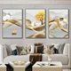 thumbnail image 3 of 3 cuadros de arte de pared abstractos con cinta de lujo nórdico, póster moderno con impresión de paisaje, pintura decorativa para sala de estar y hogar, 3 of 5