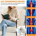 thumbnail image 4 of Sillón de Acento Moderno para Sala - Tapizado en Pana Beige con Estructura Metálica Negra y Cojín de Espuma de Alta Resiliencia - Funda Removible y Lavable para Dormitorio, Estudio o Sala de Estar, 4 of 7