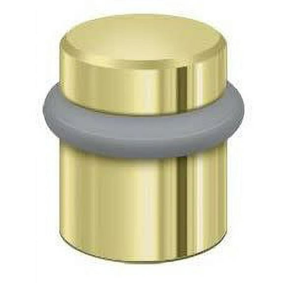 Deltana UFB4505U3-UNL UFB4505U3-UNL 1-1/2" Round Floor Bumper - Unlacquered Brass