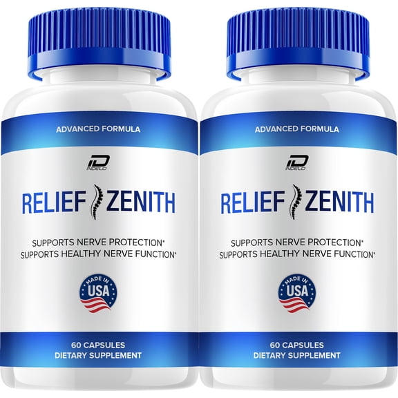 Relief Zenith Capsules – ReliefZenith Natural Ingredients Glycogen Support, 2 Pack, 120 Capsules