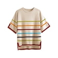 thumbnail image 5 of Jersey Zeagoo de punto de manga corta para mujer, talla XL, para verano, 5 of 5