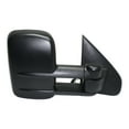 thumbnail image 2 of KarParts360 For Chevy Silverado 1500 2014 Door Mirror Passenger Side | Textured Black | Power | Foldaway | Heated | Dual Lens | Extendable Towing Mirror w/LED Arrow Turn Signal | GM1321458 | 22820398, 2 of 8
