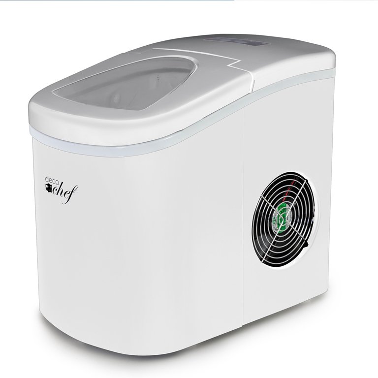 Compact Nugget Ice Maker, 33 lbs/Day Countertop Ice Maker with