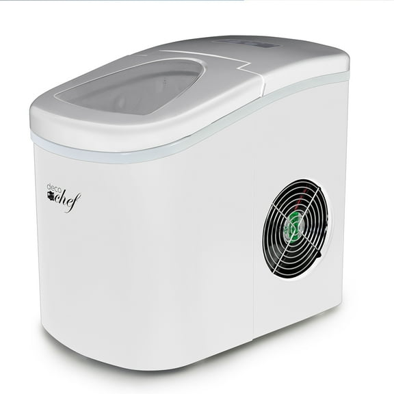 Restored Deco Chef IMWHT Compact Electric Ice Maker White (Refurbished)