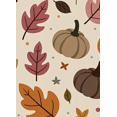 thumbnail image 4 of LUUFILx Autumn Themed Pumpkin and Leaf Patterned Banner Backdrop Background, 4 of 8