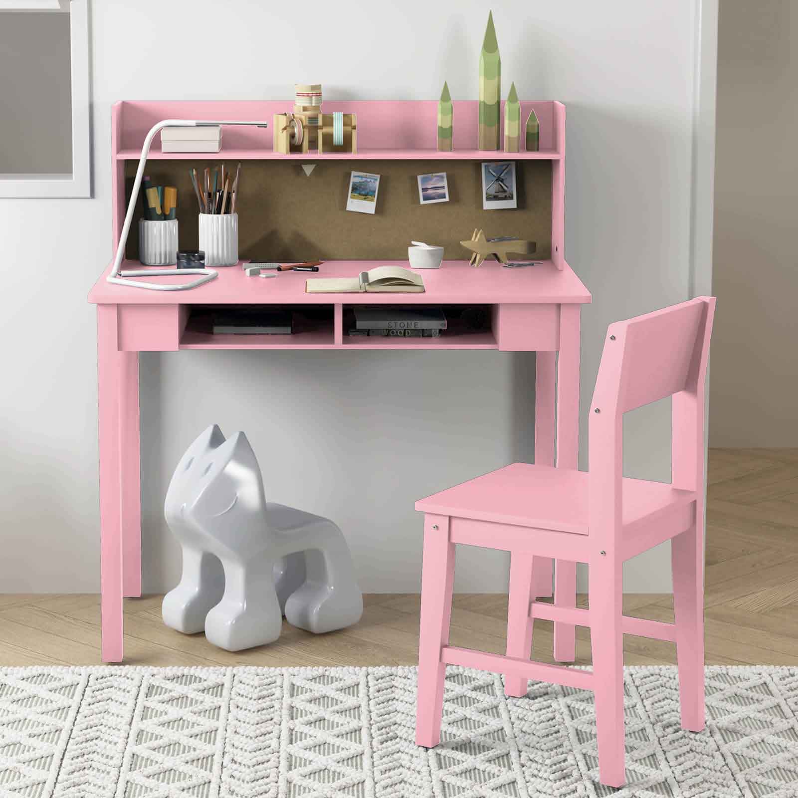 CECER Kids Study Desk and Chair Set for Bedroom Boys Girls Art Desk