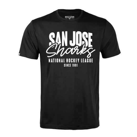 Men's Levelwear  Black San Jose Sharks  Richmond Response T-Shirt