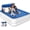 Blue, variant on Air Mattress with Headboard, Built-in Pump, Supports 500 lbs, Quiet Noiseless Design, 48-Hour Leak-Tested, 2.5 Min  & Easy Inflation/Deflation, Portable Blow Up Bed for , Guests & Camping