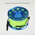 thumbnail image 3 of Sonducket Carrete Profesional 15m Cuerda Ligera Cueva Diving Spool con Snap Hook Deportes acuáticos Accesorios Equipo Deportes acuáticos Azul, 3 of 6