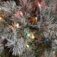 thumbnail image 4 of Gerson 7.5 ft. Pre Lit Clear Incandescent Lightly Flocked Hard Needle Scotch Pine, 4 of 4