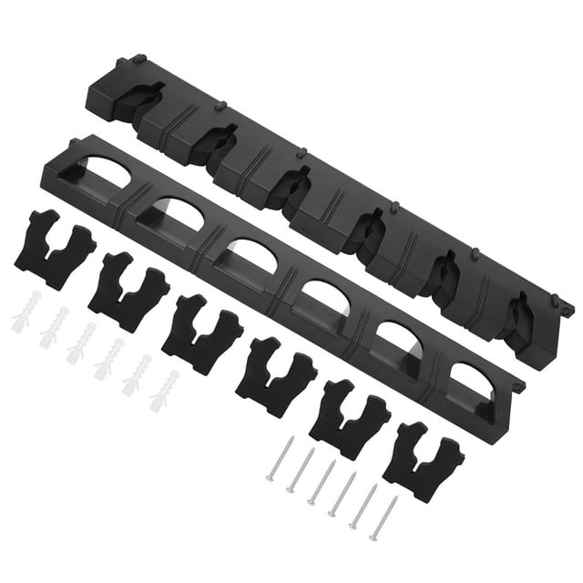 Plastic Fishing Pole Display Bracket, Fishing Pole Fixing Stand, Black Foam Grip Pad Fishing Accessory Easy To Install For Fishing Rod Organization