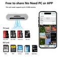 thumbnail image 2 of Lector de tarjetas SD USB C MTIQHS de doble ranura para iPhone 15, 2 of 7