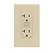 thumbnail image 3 of Leviton GFNT2-0PI Plaque Murale Sans Vis 20 amp 125 V Réceptacle GFCI Ivoire, 3 of 3