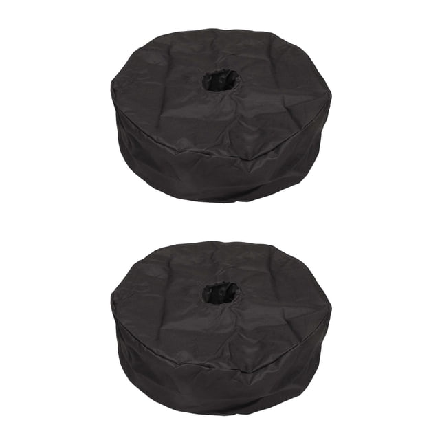 2X Base Redonda para Sombrilla Bolsa de Peso Bolsas de Una Prueba de Viento para Carpa Sombrilla de Protección Solar