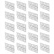 thumbnail image 3 of 20 piezas de bisagra de puerta plegable de acero inoxidable para gabinetes y armarios, 3 of 3