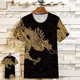 thumbnail image 5 of Camiseta de hombre para gimnasio con motociclista, ropa bordada, top gráfico, ropa de calle, camisetas para hombre con músculos, ajustadas, de secado rápido, lisas y suaves, 5 of 5