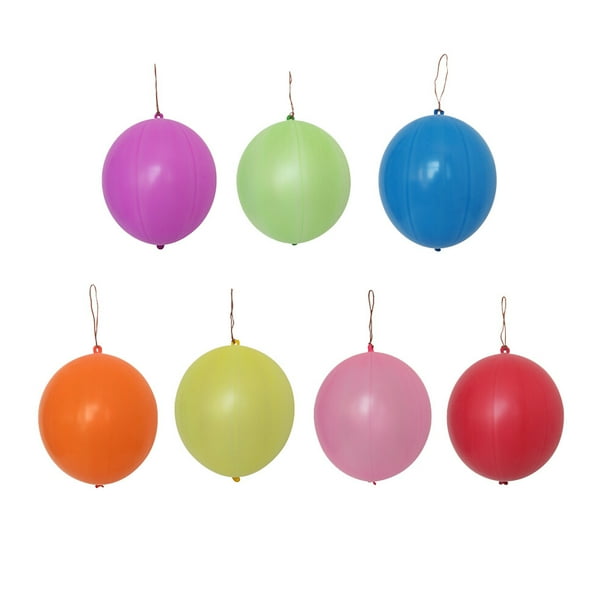 50pcs Punching Ball Balloons Latex Balloons Party Balloons Long Neck