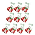 thumbnail image 1 of Christmas Stocking Sewing Kit DIY 10 Sets Mini Gift Bag Xmas Stocking for Kids, 1 of 10