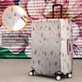 thumbnail image 4 of Pioneer Flower Floral Print Pattern Luggage Cover Fashion Suitcase Cover Baggage Covers Fit 25-28 Inch Luggage (Go Travel), 4 of 5