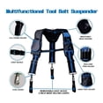 thumbnail image 3 of Suspenders Belt Multi-Pockets Y Type Tool Hanging Work Belt Braces Adjustable Suspension Rig for Carpenter Electrician Work ,Adjustable, 3 of 5