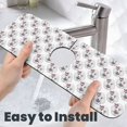 thumbnail image 6 of Kdxio Poodle Dog Pattern Non-Slip Diatom Mud Faucet Drain Pad,Self Absorbent Mat for Kitchen Sink for Variety Kitchen & Bathroom Countertops, 6 of 7