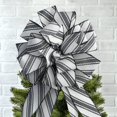 thumbnail image 5 of SUTENGDA Large Glitter Candy Cane Stripe Ribbon Christmas Tree Topper Bow and 12  Bows  13 Pieces, 5 of 5