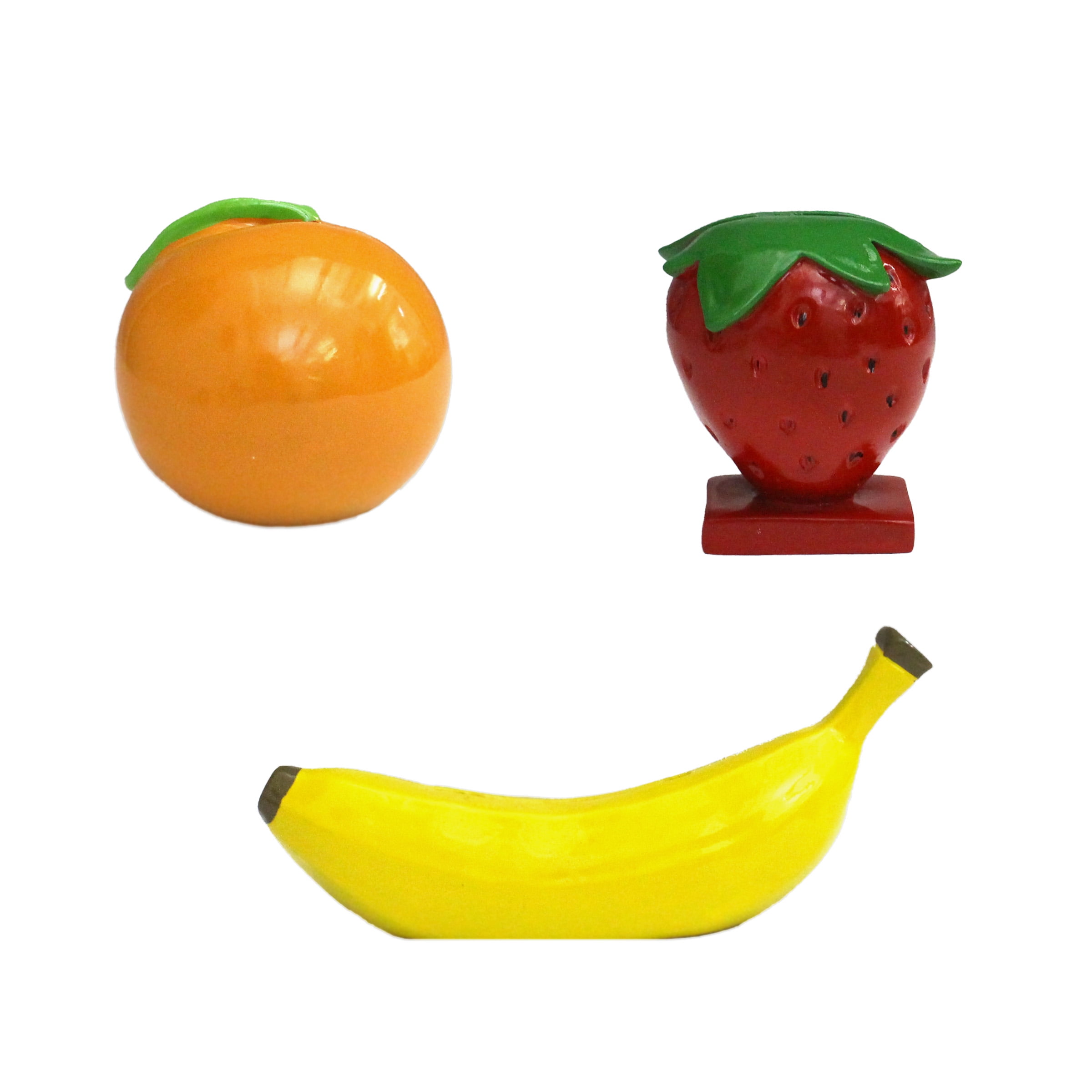 OneDesign Home Figural Fruit Instant Photo Frame 3 Piece Gift Set