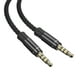 thumbnail image 3 of Cable Auxiliar 3,5mm Unique Bargains Nylon Trenzado Negro 5 Pies, 3 of 6