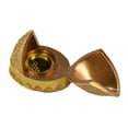thumbnail image 3 of Calligraphy Arched Beehive Dome Style Closed Incense Bakhoor Burner - Gold, 3 of 6