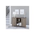 thumbnail image 2 of Bush Furniture Salinas Accent - Armoire de Rangement - 3 Tablettes - 2 Portes - Gris Bois Flotté, 2 of 12