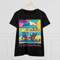 thumbnail image 4 of I'm Sun Screening My Calls Beach Lifestyle Women's Cotton Tee, 4 of 4