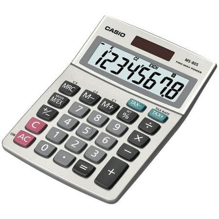 Desktop Calc W/8-Digit Display Tax Currecy Profit Margin % +/-, Product Type:Simple Calculator By (Best Sales Tax Calculator App)