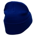 thumbnail image 3 of Game Embroidered 12 Inch Long Knitted Beanie - Royal OSFM, 3 of 5