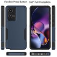 thumbnail image 2 of For Motorola Moto G Stylus 5G 2024 Case ,2 in 1 Phone Case for Moto G Stylus 5G 2024 6.7 inch ,Takfox Shockproof Heavy Duty Armor Hard Plastic & Rubber Rugged Full Body Bumper Cover -Blue, 2 of 11