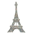 thumbnail image 3 of Eiffel Tower Pin Brooch Paris Gorgeous AB(Aurora Borealis) Crystal, 3 of 3