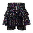 thumbnail image 4 of Vividxx Girls Dresses Girls Glitter Leopard Printed Performance Shorts With Tutu Skirt And Shiny Sequin Sun Dress For Dance Party 100, 4 of 4