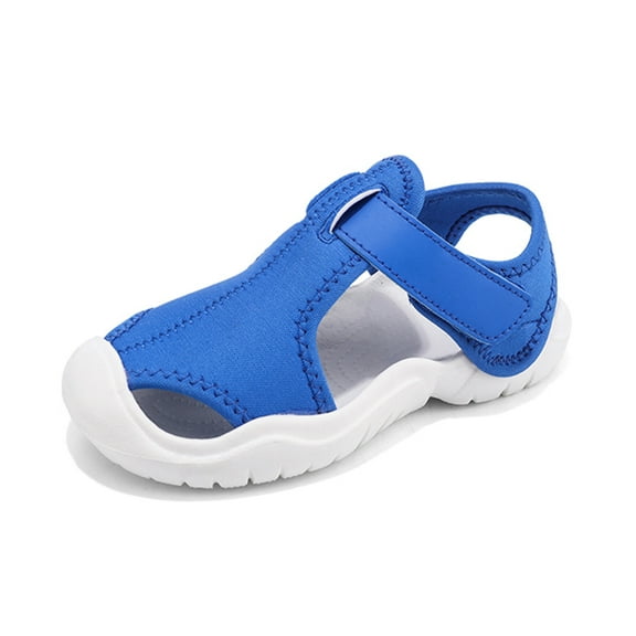 Cyiecw Toddler Sandals Summer Closed-Toe Lightweight Beach Sandals for Boys Girls Kids Non-Slip Water Shoes