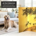 thumbnail image 4 of Oriental Furniture 3 ft. Tall Bamboo Tree Canvas Room Divider - 4 Panel, 4 of 6