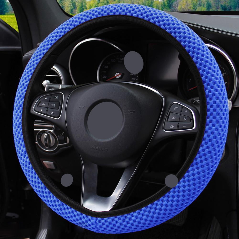 Suyin Elastic Stretch Steering Wheel Cover, Universal 15 Inch