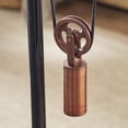 thumbnail image 6 of DecMode 79" Pulley Black Floor Lamp with Black Metal Shade, 6 of 15